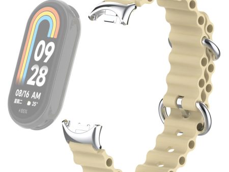 Xiaomi Smart Band 8 silicone strap with connector - Starlight Hot on Sale