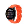 20mm silicone quick release watch strap for Huawei watch - Orange on Sale