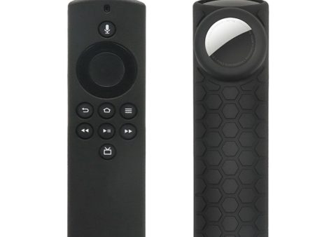 2-in-1 Amazon Fire TV Stick Lite   AirTag silicone cover - Black For Sale