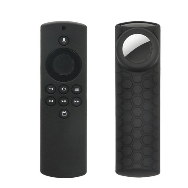 2-in-1 Amazon Fire TV Stick Lite   AirTag silicone cover - Black For Sale