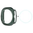 ENKAY HAT PRINCE Samsung Galaxy Watch Ultra 47mm Case Bump Resistant Watch Cover with 0.2mm 9H Screen Film - Green Hot on Sale