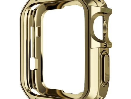 Apple Watch (45mm) electroplating laser engraved cover - Gold For Sale