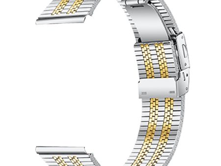 Honor MagicWatch 2 46mm Band Stainless Steel Replacement Watch Strap, Silver - Silver   Gold For Sale