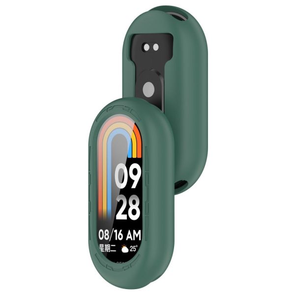 Xiaomi Mi Band 9   9 NFC Silicone Watch Case Anti-collision Protection Frame - Dark Green Hot on Sale