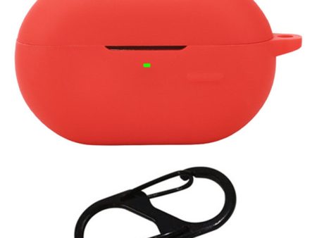 SoundPEATS Pearlclip Case Bluetooth Earphone Silicone Cover with Anti-Lost Buckle - Red Online Hot Sale