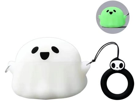 Baseus Bowie M2 Bluetooth Earphone Cover Cartoon Dust-Proof Silicone Case - Luminous Ghost Online Hot Sale