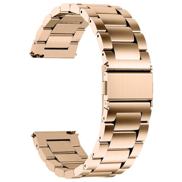 18mm Universal stainless steel watch strap - Rose Gold Online