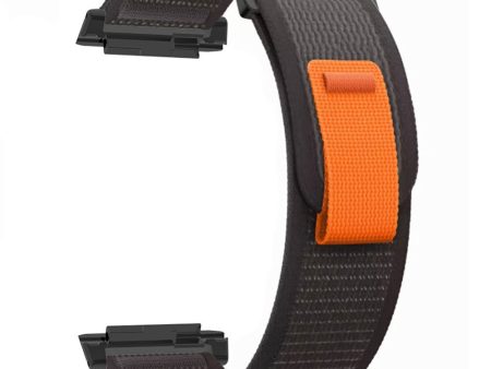 Xiaomi Watch H1 Nylon Watch Band Adjustable Loop Fastener Strap - Black Online Sale