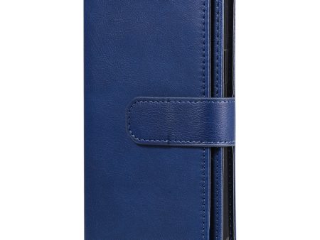 10-slot wallet case for Motorola Moto G100   Edge S - Dark Blue For Discount