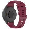 Garmin Forerunner 265   Forerunner 255 Silicone Watch Band 22mm Quick Release Replacement Strap - Wine Red For Cheap