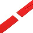 18mm ASUS Zenwatch 2 Small silicone watch band - Red Fashion