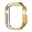 Apple Watch Ultra   Ultra 2 49mm Electroplating Flexible Watch Case Hollow Anti-Drop Frame - Gold Hot on Sale