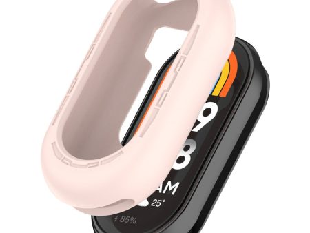 Xiaomi Mi Band 9   9 NFC Silicone Cover Watch Frame Case Cover Edge Protector - Pink Supply