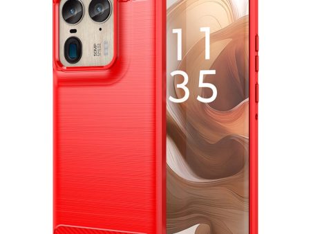 Carbon Flex Motorola Edge 50 Ultra   Motorola Moto X50 Ultra cover - Red Supply