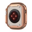 Apple Watch Ultra   Ultra 2 49mm Electroplating Flexible Watch Case Hollow Anti-Drop Frame - Rose Gold on Sale