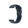 20mm silicone quick release watch strap for Huawei watch - Navy Blue Online Sale