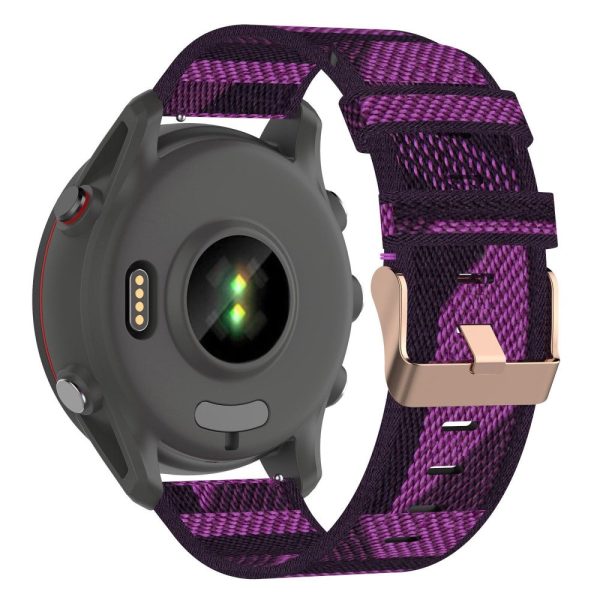 18mm Universal nylon watch strap - Purple Stripe For Cheap