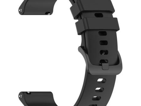 Garmin Forerunner 265   Forerunner 255 Silicone Watch Band 22mm Quick Release Replacement Strap - Black Supply