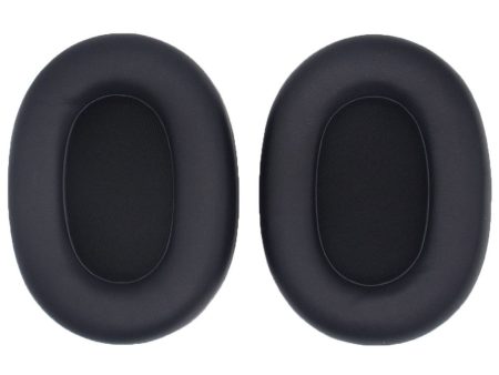 Jabra Elite 85h Headphone Earpads Protein Leather and Sponge Replacement Earmuffs - Black For Sale