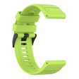 22mm Garmin Forerunner 945   Fenix 6   5 silicone watch strap - Green on Sale