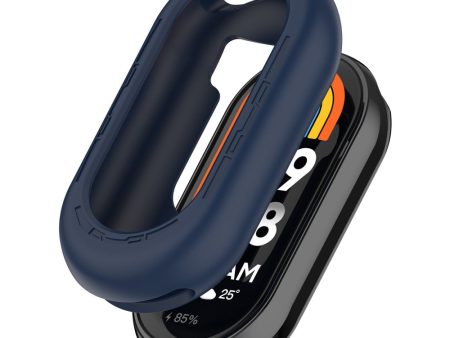 Xiaomi Mi Band 9   9 NFC Silicone Watch Case Anti-collision Protection Frame - Midnight Blue For Cheap