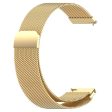 18MM Metal Watch Strap Breathable Milanese Smartwatch Mesh Band Replacement - Gold For Discount