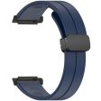 Xiaomi Watch H1 Watchband Soft Silicone Watch Strap with Magnetic Buckle - Midnight Blue on Sale