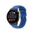 22mm silicone quick release watch strap for Huawei watch - Blue on Sale