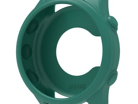 Garmin Forerunner 255 Watch Case Drop-Resistant Silicone Watch Cover - Green For Sale