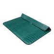 13.3-  Notebook Computer Storage Bag Laptop Sleeve Vegan Leather Bag - Green Sale