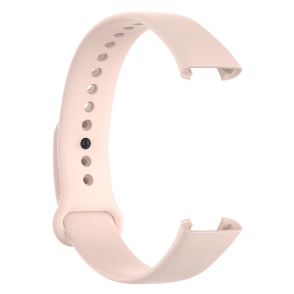 Xiaomi Redmi Smart Band Pro solid color silicone watch strap - Pink Hot on Sale