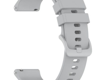 Garmin Forerunner 265   Forerunner 255 Silicone Watch Band 22mm Quick Release Replacement Strap - Grey Online Hot Sale