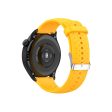 22mm silicone quick release watch strap for Huawei watch - Yellow on Sale