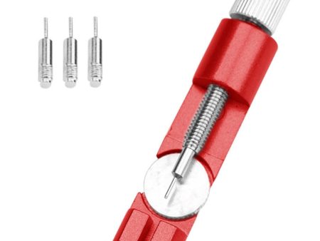 Aluminum watch strap pin remover tool - Red on Sale