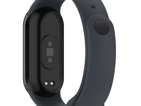 Xiaomi Smart Band 8 silicone strap with metal connector - Grey on Sale