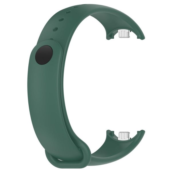 Xiaomi Smart Band 8 silicone strap with metal connector - Green Discount