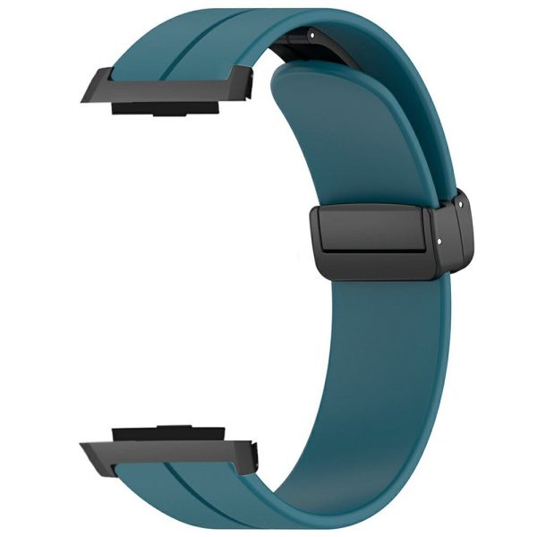 Xiaomi Watch H1 Watchband Soft Silicone Watch Strap with Magnetic Buckle - Rock Cyan Online now