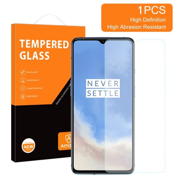 AMORUS arch edge tempered glass screen protector for OnePlus 7T Fashion