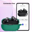 Beats Solo Buds Silicone Case Scratch Resistant Bluetooth Headphone Cover with Hanging Buckle - Blackish Green Online