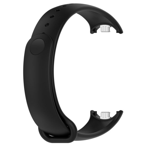 Xiaomi Smart Band 8 silicone strap with metal connector - Black Cheap