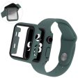 Apple Watch (45mm) silicone watch strap + tempered glass cover - Green Supply