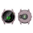 Garmin Forerunner 255 Watch Case Drop-Resistant Silicone Watch Cover - Purple Hot on Sale