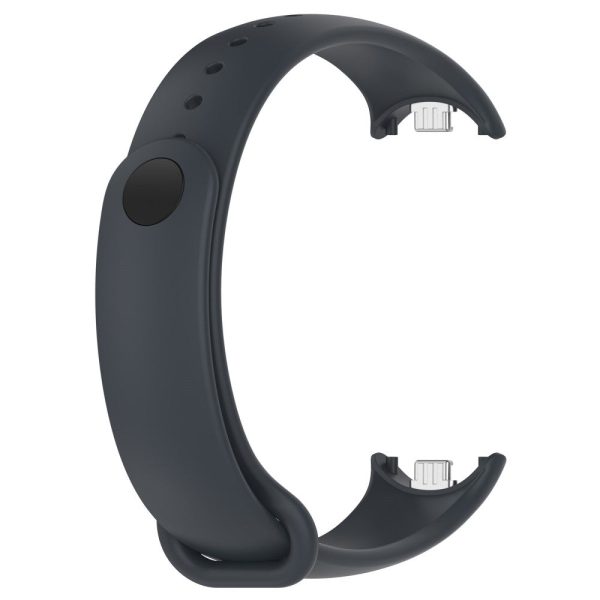 Xiaomi Smart Band 8 silicone strap with metal connector - Grey on Sale