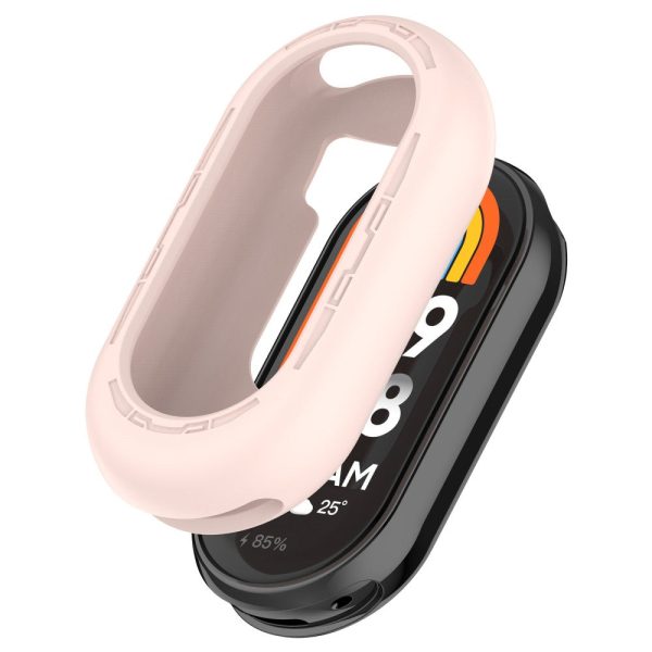 Xiaomi Mi Band 9   9 NFC Silicone Watch Case Anti-collision Protection Frame - Pink For Discount