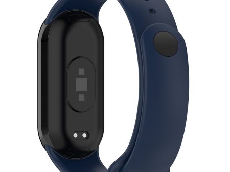 Xiaomi Smart Band 8 silicone strap with metal connector - Midnight Blue For Discount