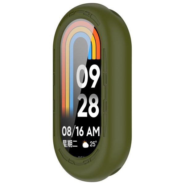 Xiaomi Mi Band 9   9 NFC Silicone Watch Case Anti-collision Protection Frame - Army Green Online now