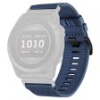 Watchband for Garmin Fenix 8 51mm   Enduro 3   Instinct 2X Universal 26mm Quick Release Nylon Canvas Watch Strap - Blue on Sale