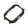 Xiaomi Redmi Watch 3 Active Anti-Collision Smartwatch Case 20mm Bump Resistant Protective Frame - Black Online Sale