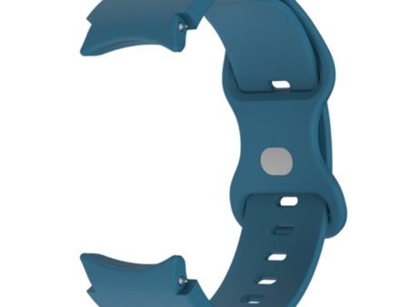 20mm Samsung Galaxy Watch 6   6 Pro   5   4 silicone strap - Dark Blue For Cheap