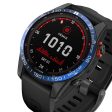 Garmin Fenix 7S sporty scale stainless steel bezel - Blue   White Discount